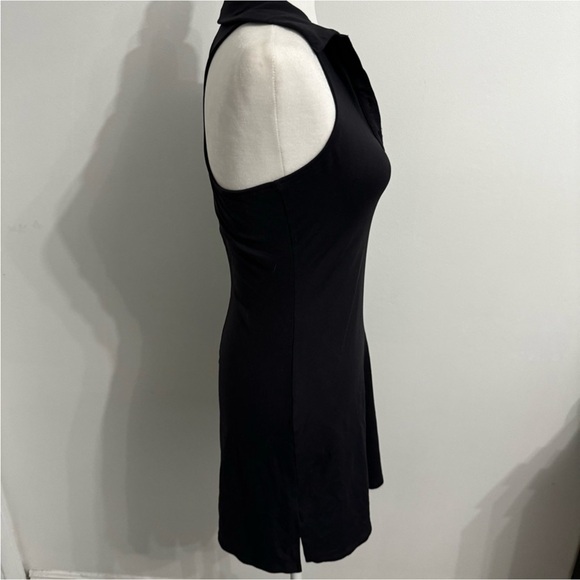 ALO YOGA Black Sleeveless Collared Charmed Tennis Athletic Dress Size X-small - Picture 5 of 16